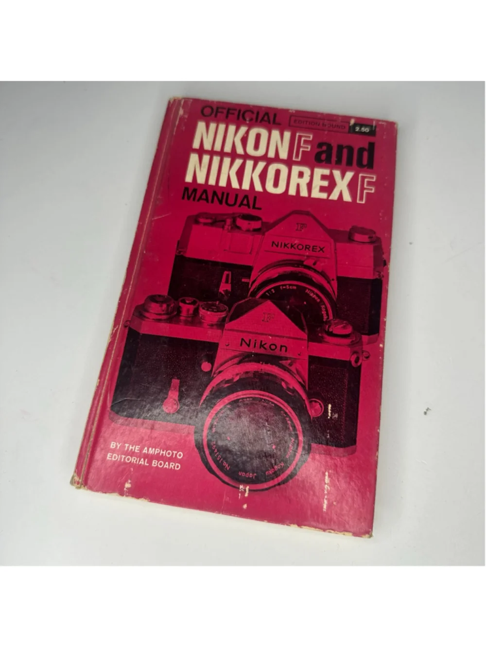 Vintage The Amphoto Board Official Nikon F & Nikkorex F Hardcover Manual Book